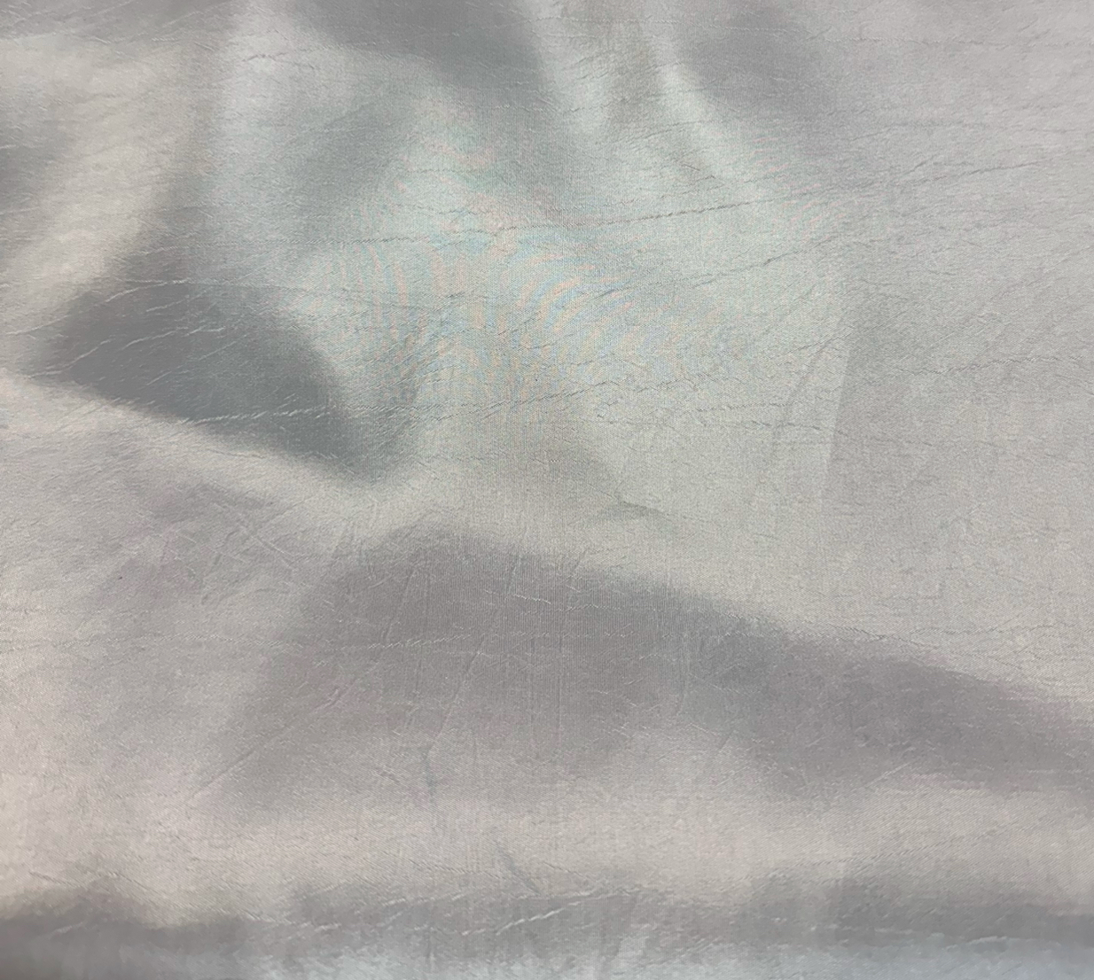 Drape 4'w x 16't POLY SATIN BLEND WHITE (Hankook)