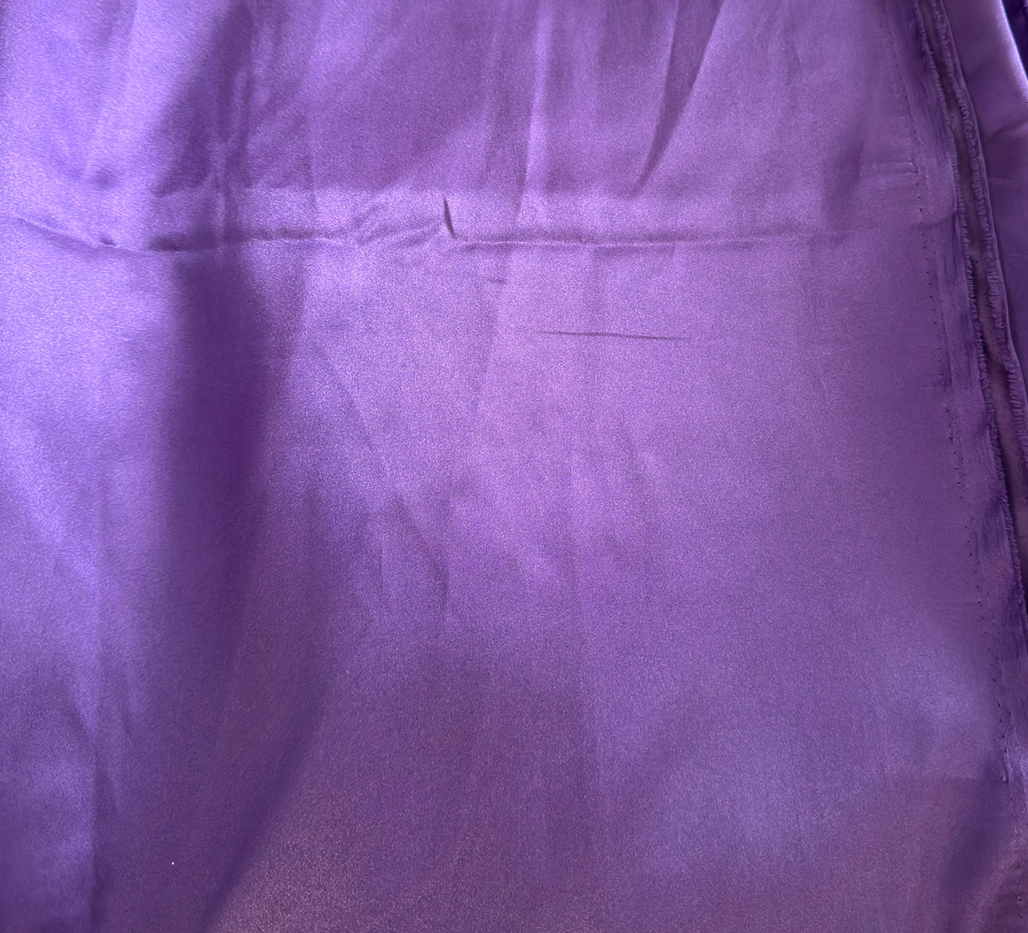 Drape 5'w x 14't SATIN PURPLE