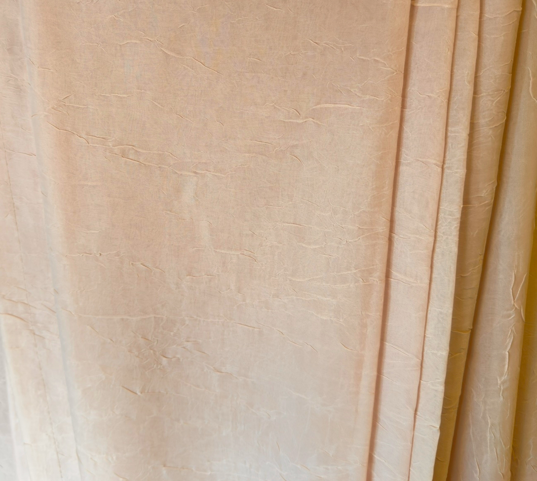 Drape 4'w x 7.5't SHEER BLUSH