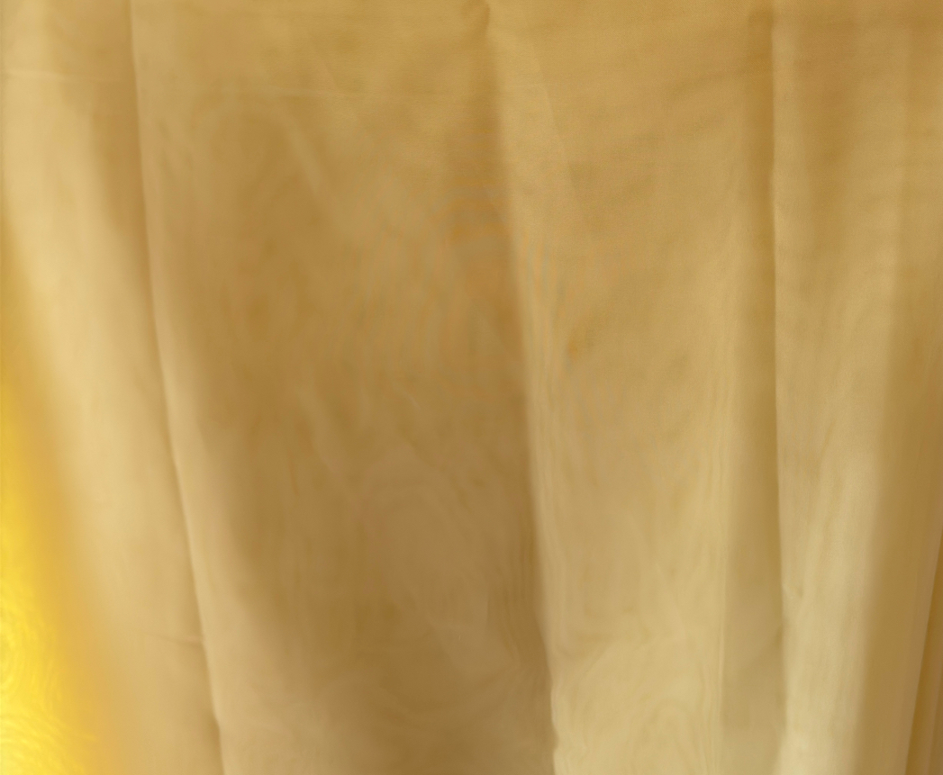 Drape 5'w x 10't SHEER YELLOW