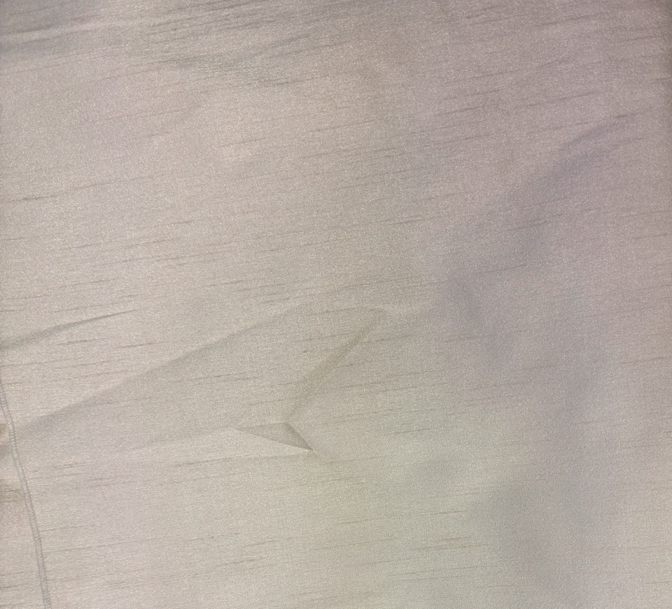 Drape 8'w x 16't SHANTUNG SILK VANILLA