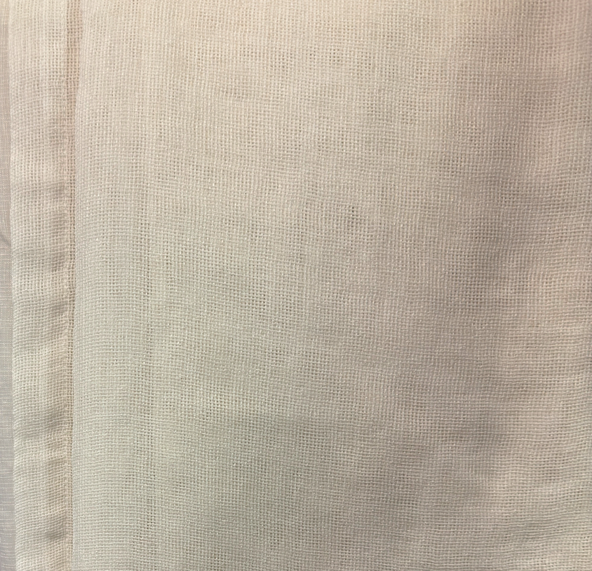 Drape 4'w x 8't CHEESE CLOTH IVORY (Curtain)