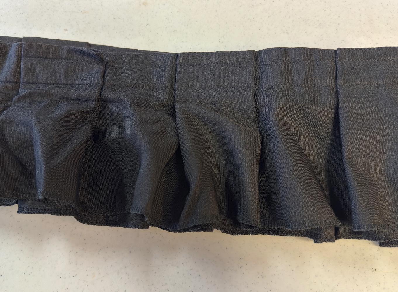 Stage Skirting 6"T X 21.5'L Black