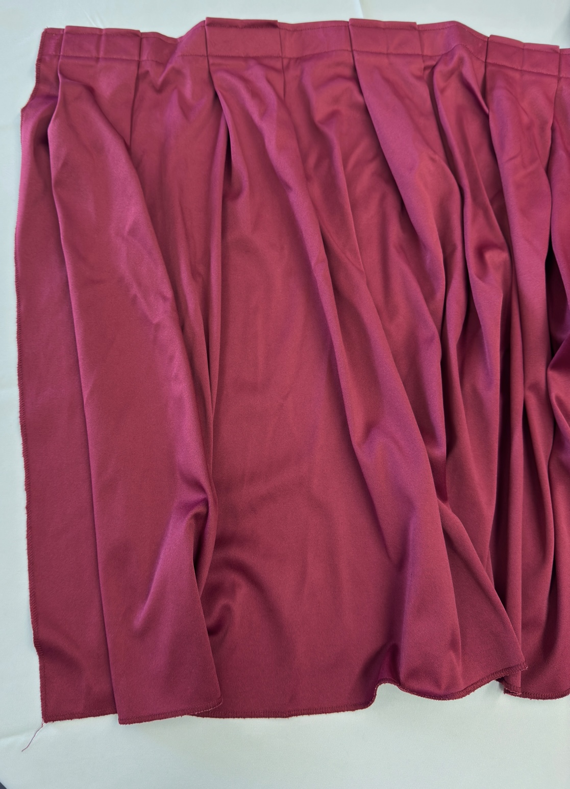 Stage Skirting 27"T X 22.5'L Burgundy