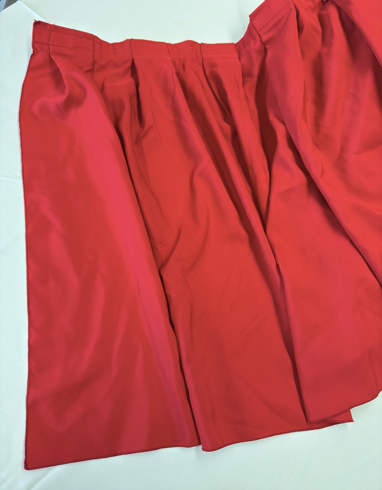 Stage Skirting 29"T X 21' Red
