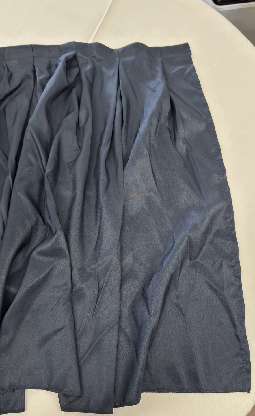Stage Skirting 29"T X 16.5' Navy