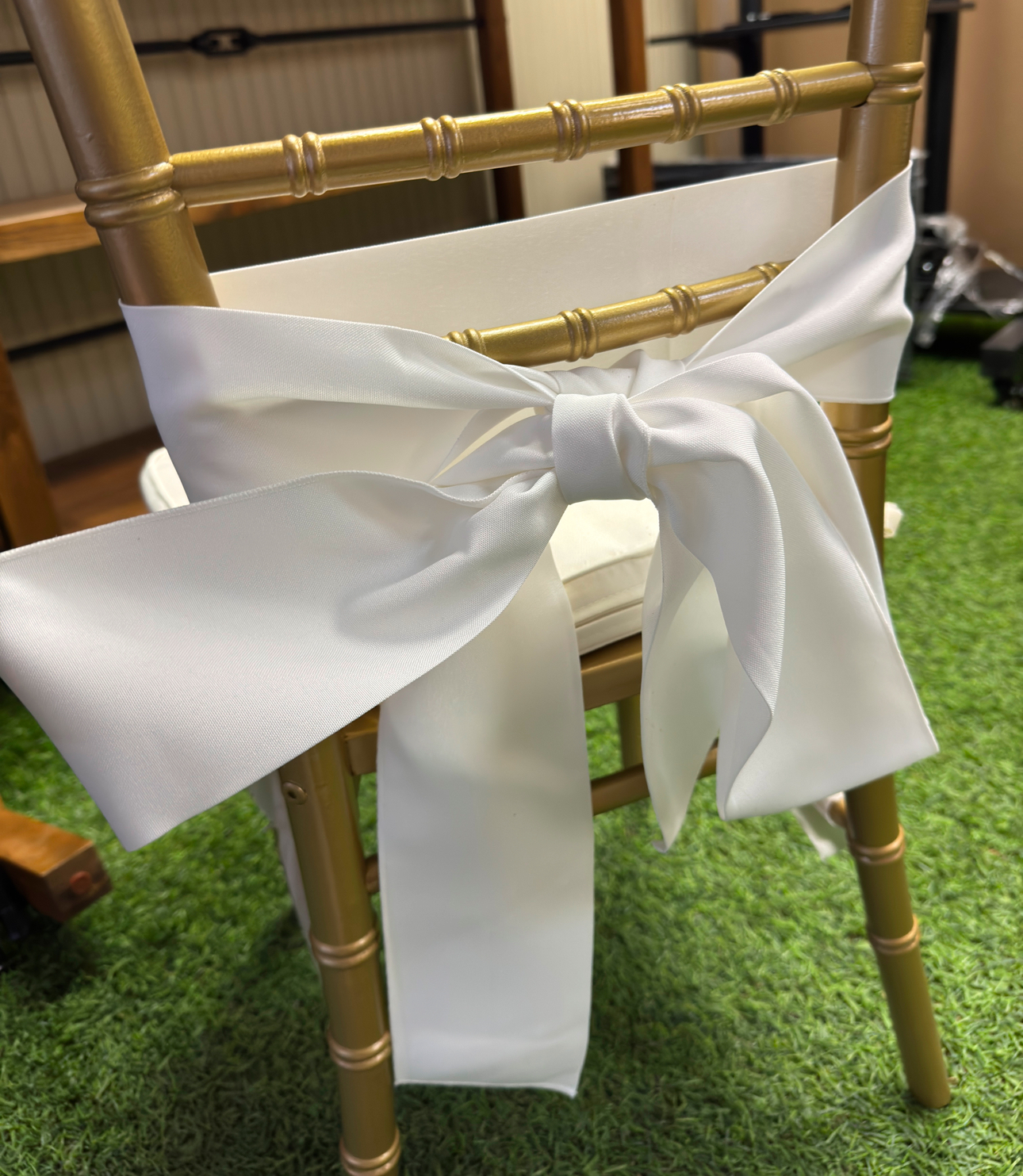 Chair Tie POLY WHITE
