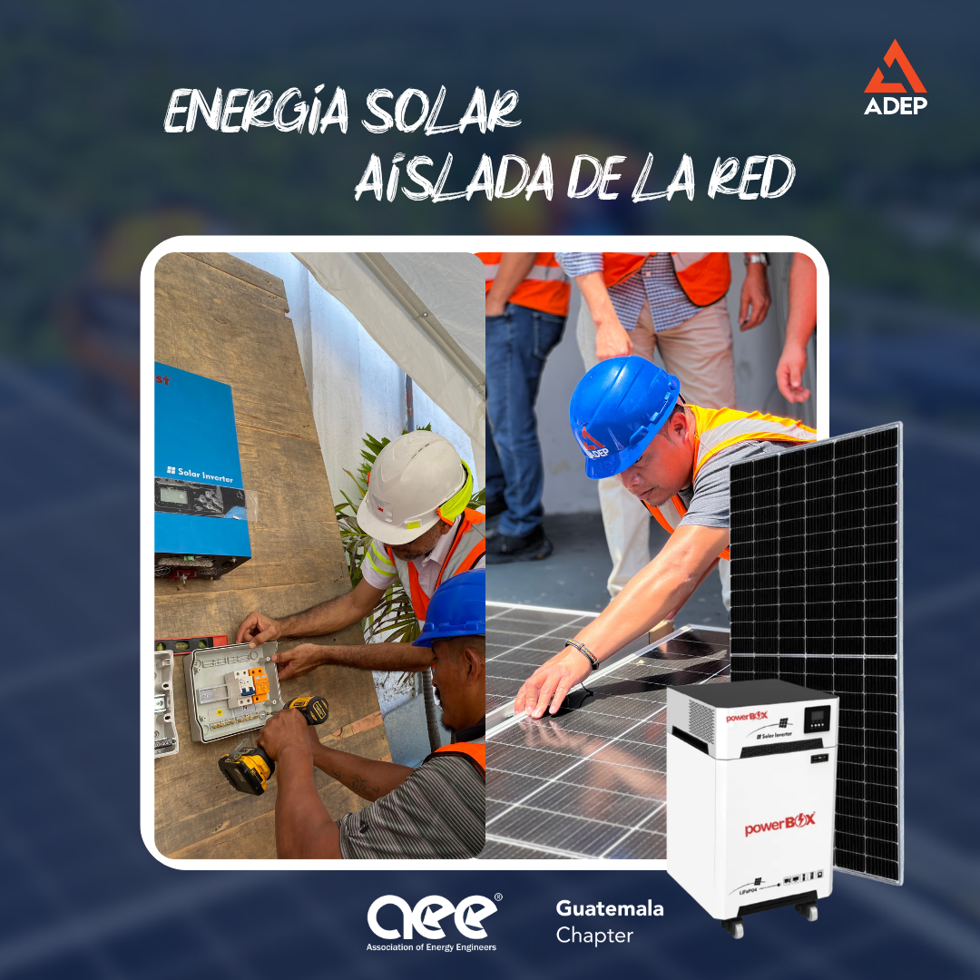 Energía solar aislada de la red