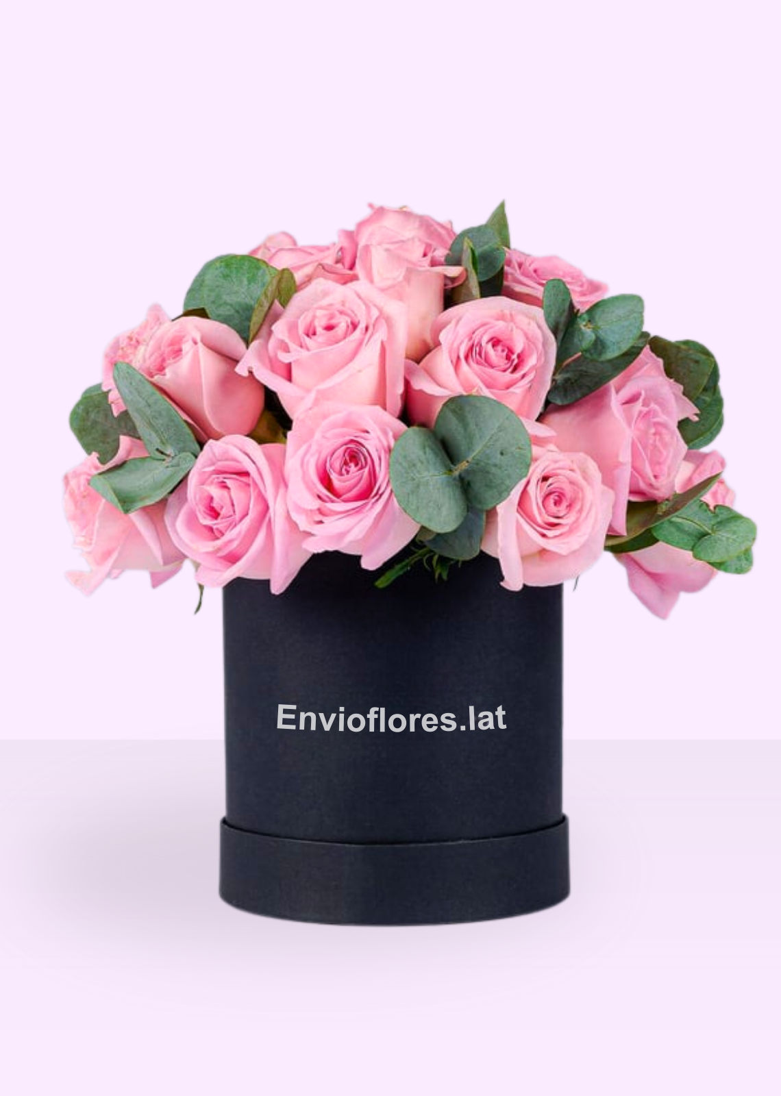 Caja con 24 Rosas Rositas - entrega de flores, ramo de flores, flores a domicilio