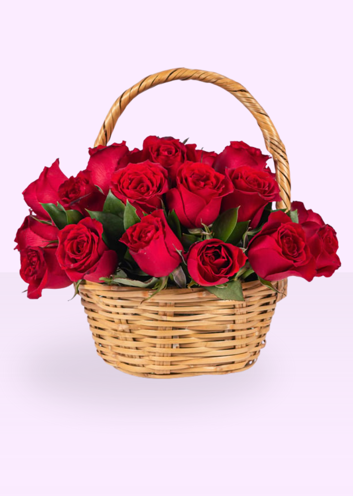Vista previa de Canasta con 24 Rosas Rojas - imagen 1