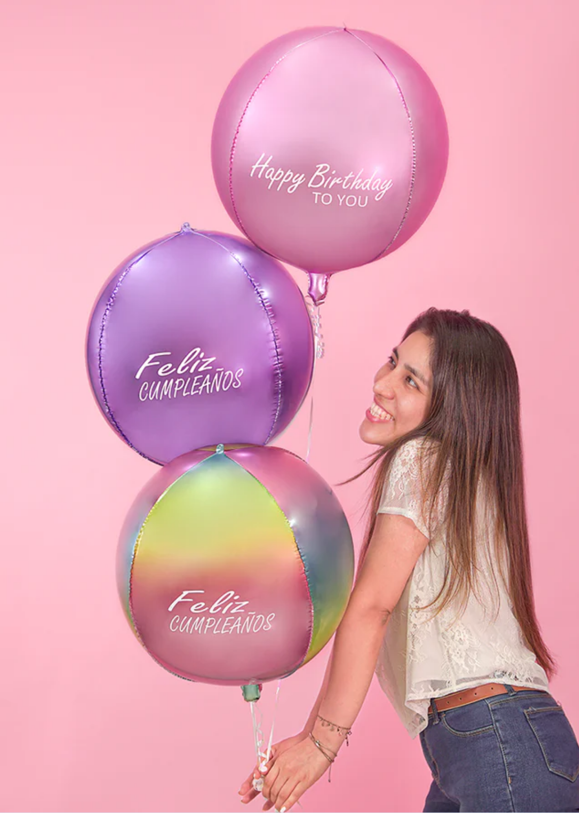 Vista previa de Kit de Globos Cumpleaños Orbit con Tarjeta - imagen 1