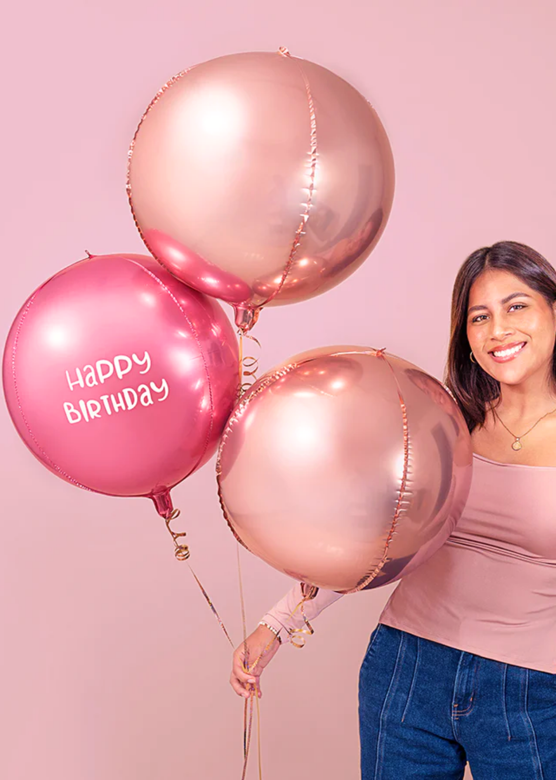 Anteprima di Kit 3 Palloncini Orbiz Buon Compleanno - immagine 1