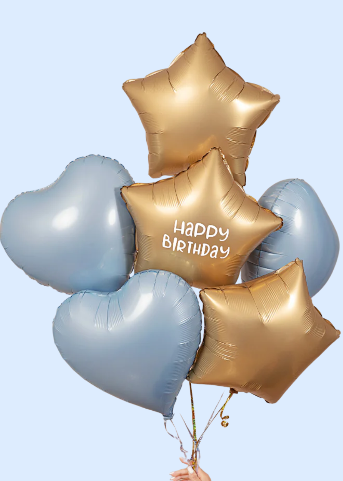 Globos de Cumpleaños - Juego de 6 - entrega de flores, ramo de flores, flores a domicilio