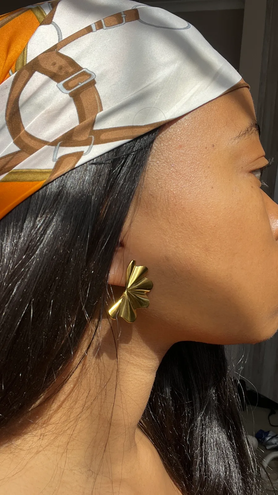 Flower Earrings 1 view 2