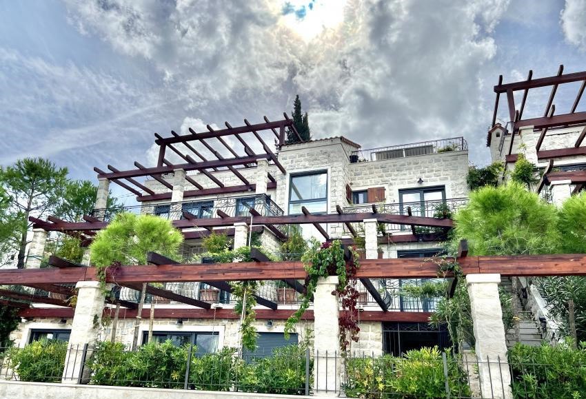 Exclusive Mediterranean stone villa – direct beach access in Krasici, Montenegro