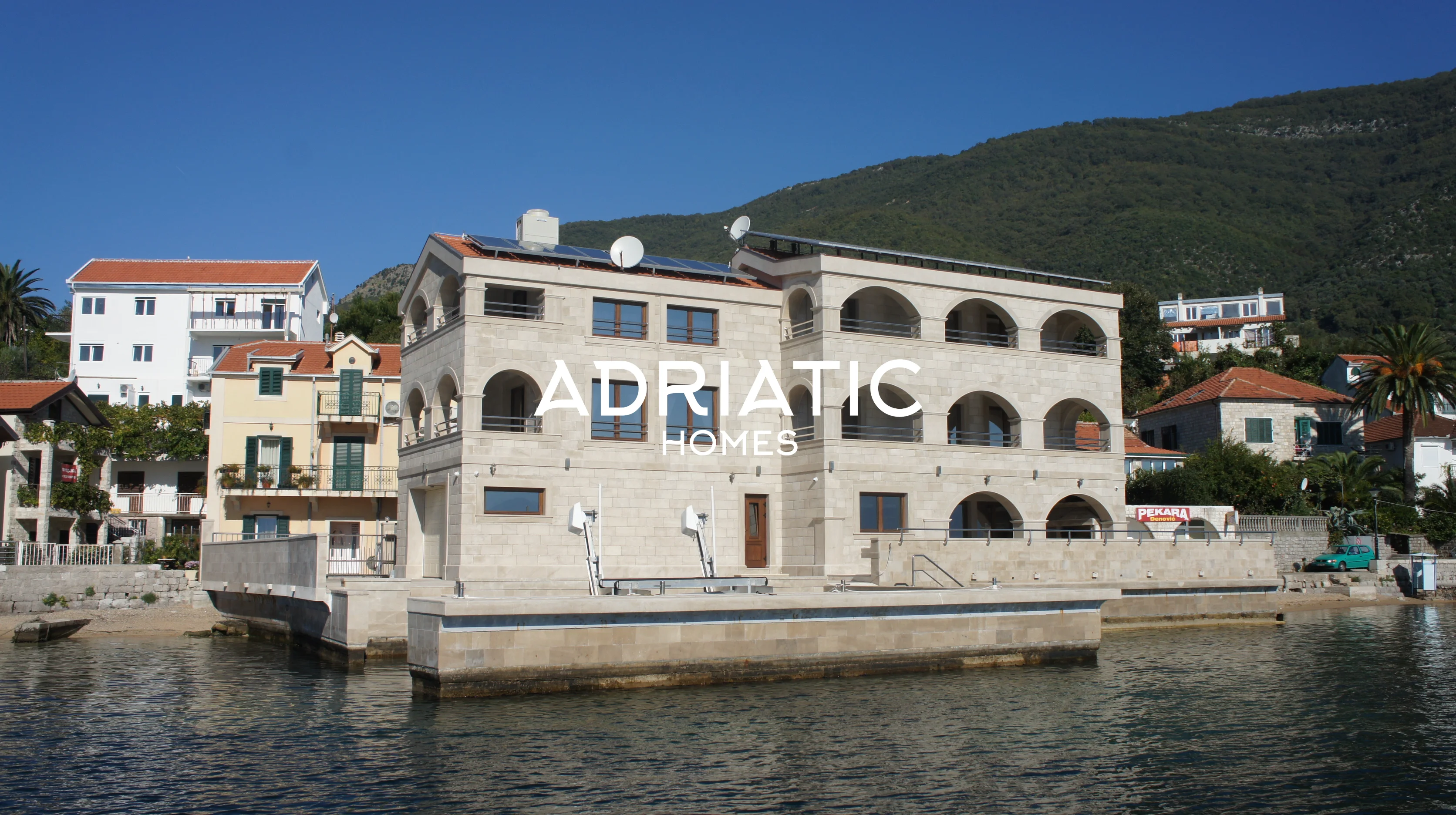 Exclusive luxury villa with private beach and marina in Djenovici, Montenegro 2