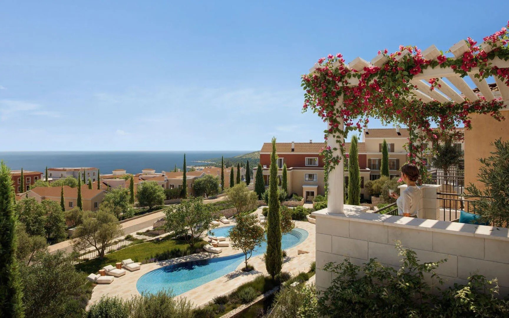 Modern 1 Bedroom Apartment with Private Yard and Terrace in Luštica Bay Heights Residences 8