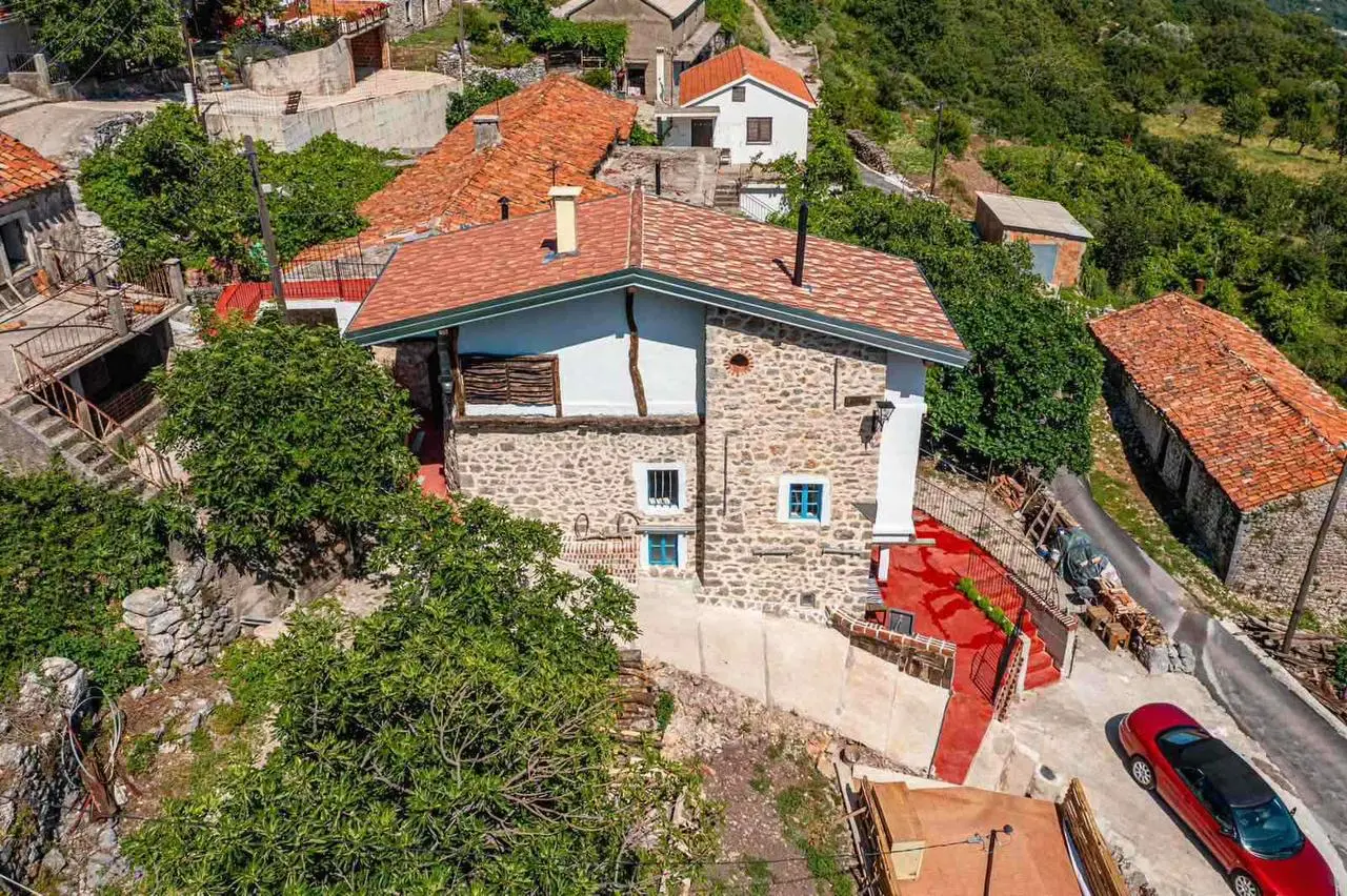 Stone House with Stunning Views in Dobra Voda, Montenegro
