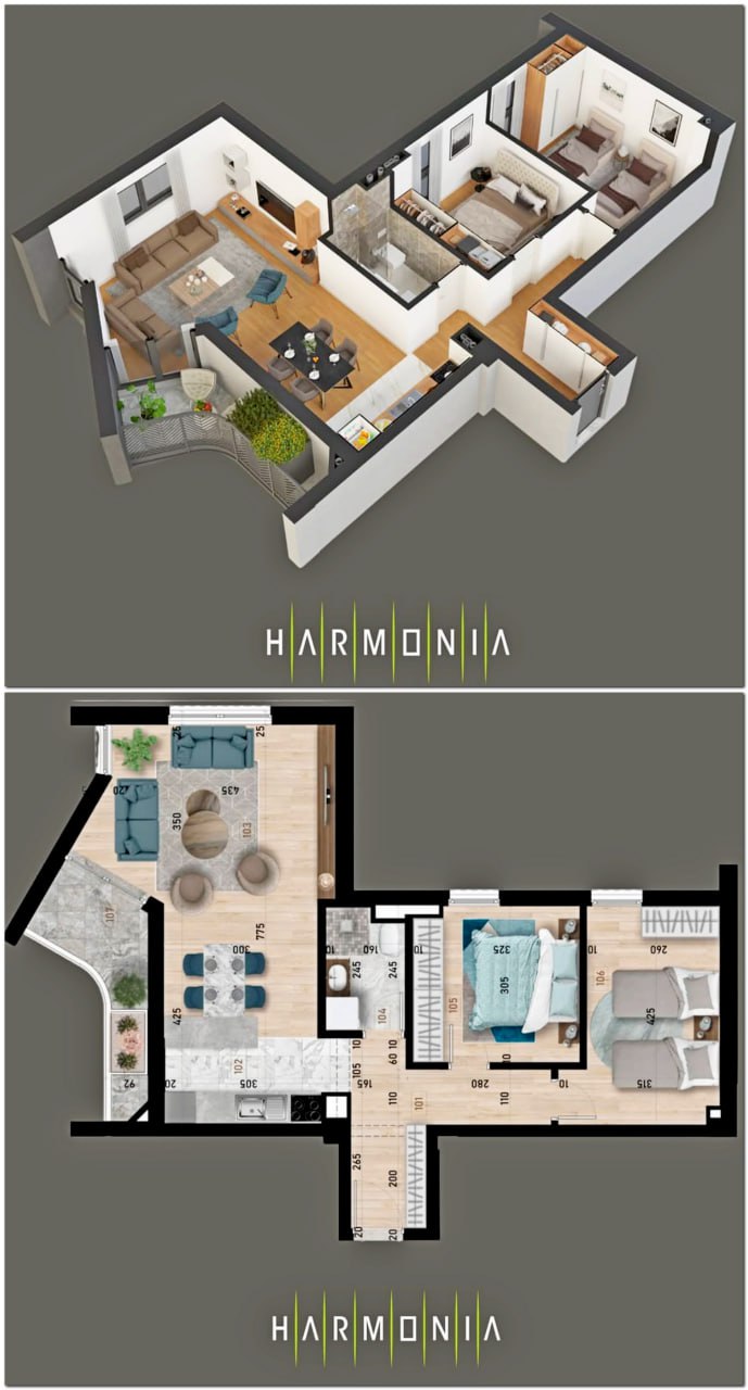 Apartment in Harmonia Complex with Mountain View 10