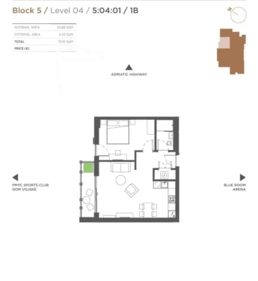 Elegant Apartment in Boka Place Tivat 2
