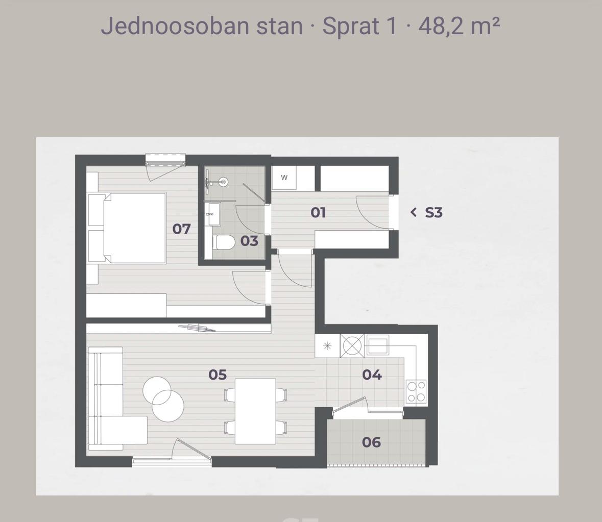 Apartments in Clubhouse with 1 Bedroom in Tivat, Dumidran  4