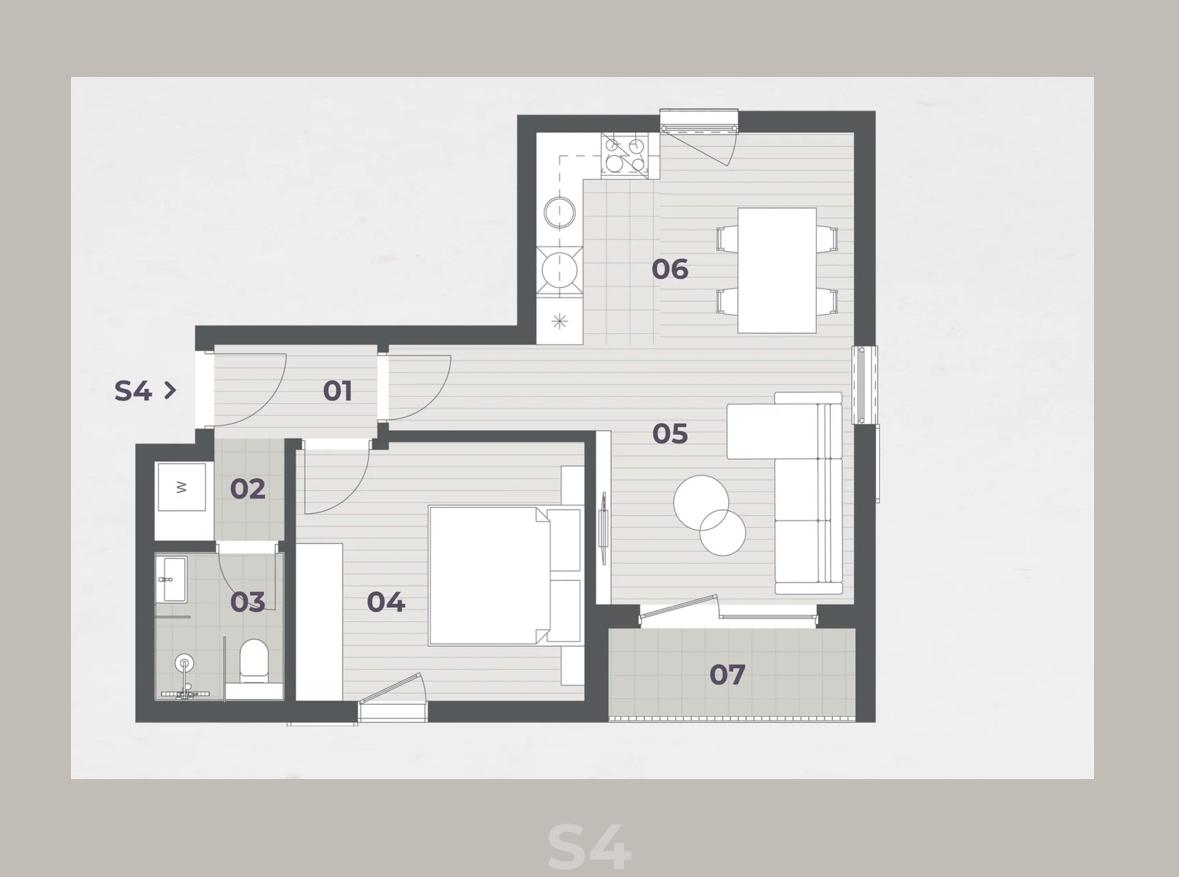 Apartments in Clubhouse with 1 Bedroom in Tivat, Dumidran  5
