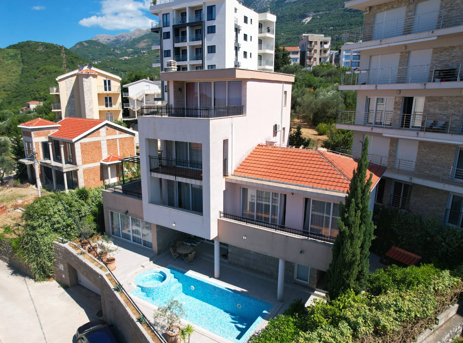 Wonderful Villa in Becici with Sea Views