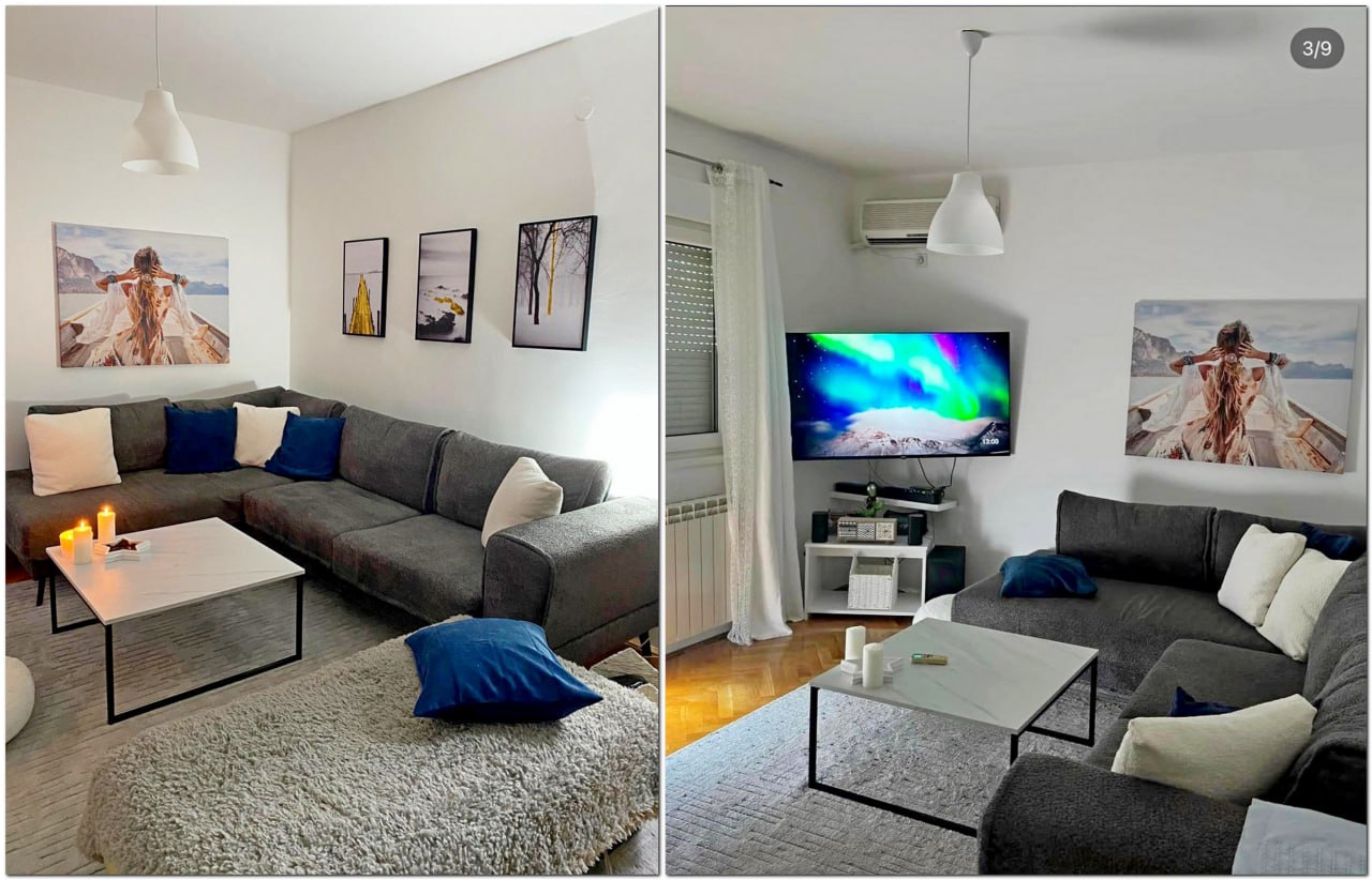 Centrally Located Apartment with Sea View in Bar 5