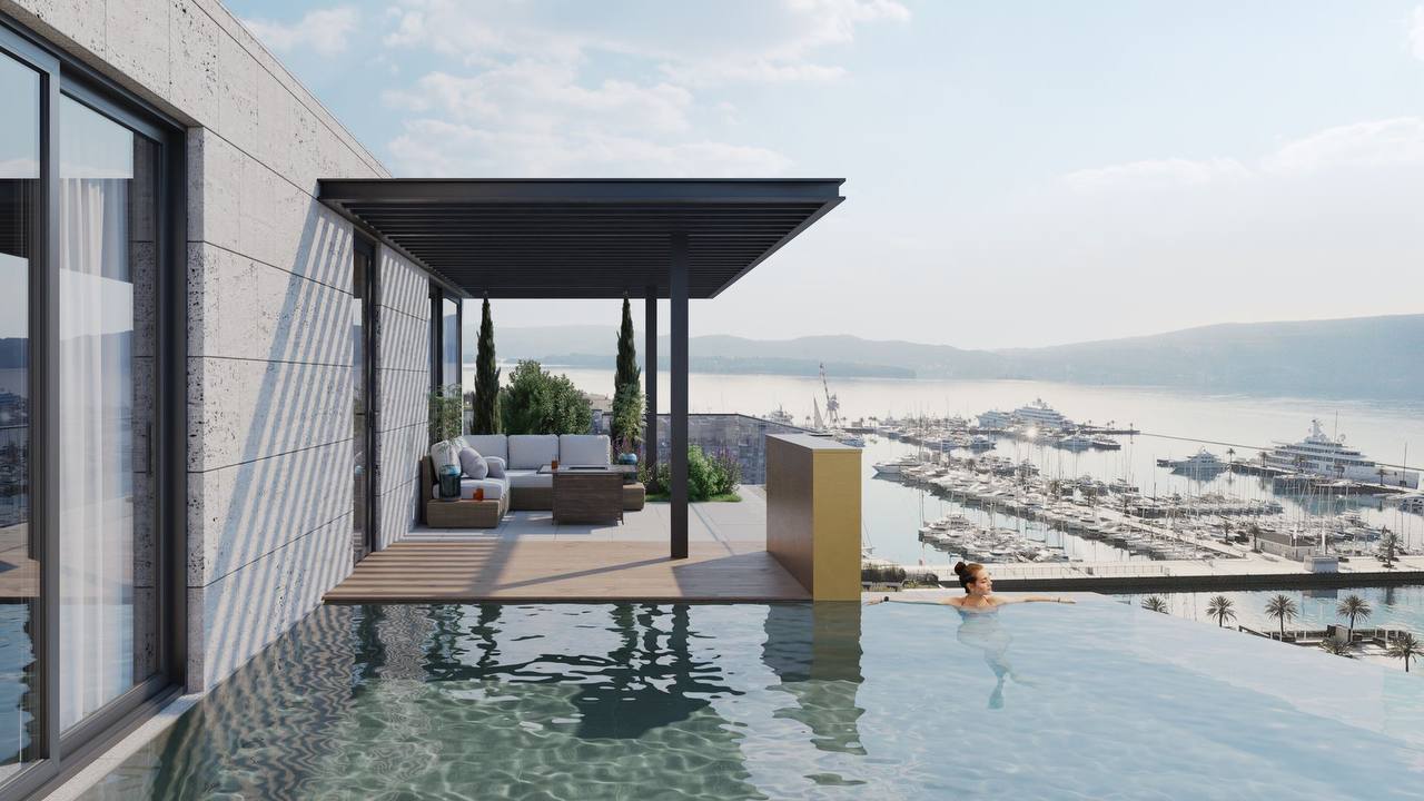 Luxury Penthouse with Private Pool in Sotko Porto Montenegro Tivat 5