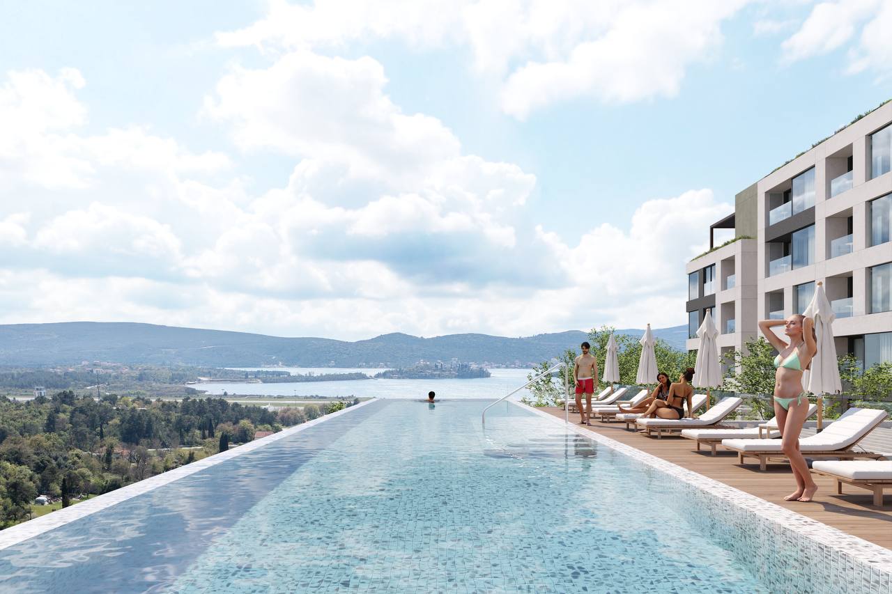 Modern Complex with Pool in Tivat, Montenegro