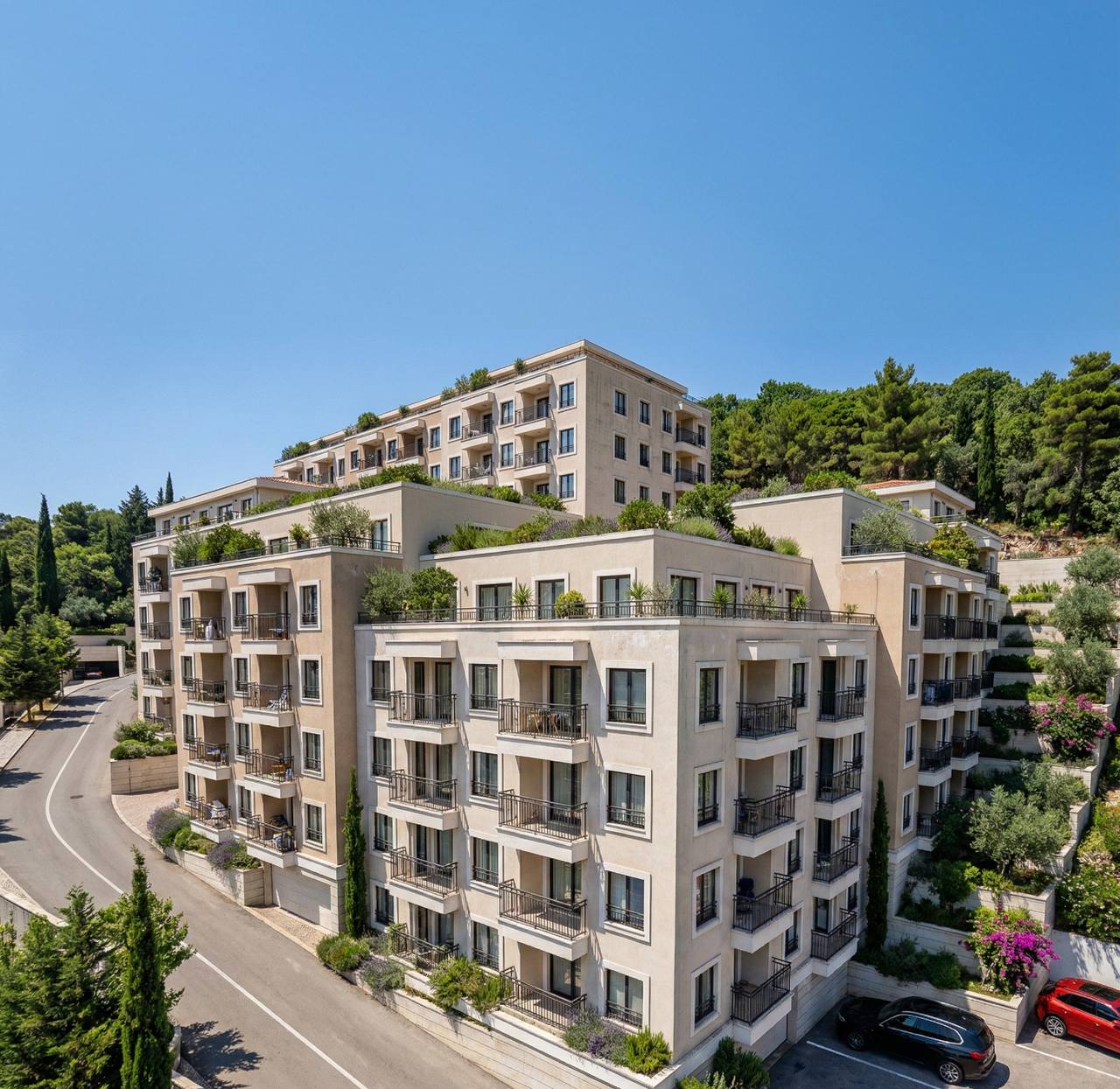 Sea View Apartments in Modern Complex, Budva 3