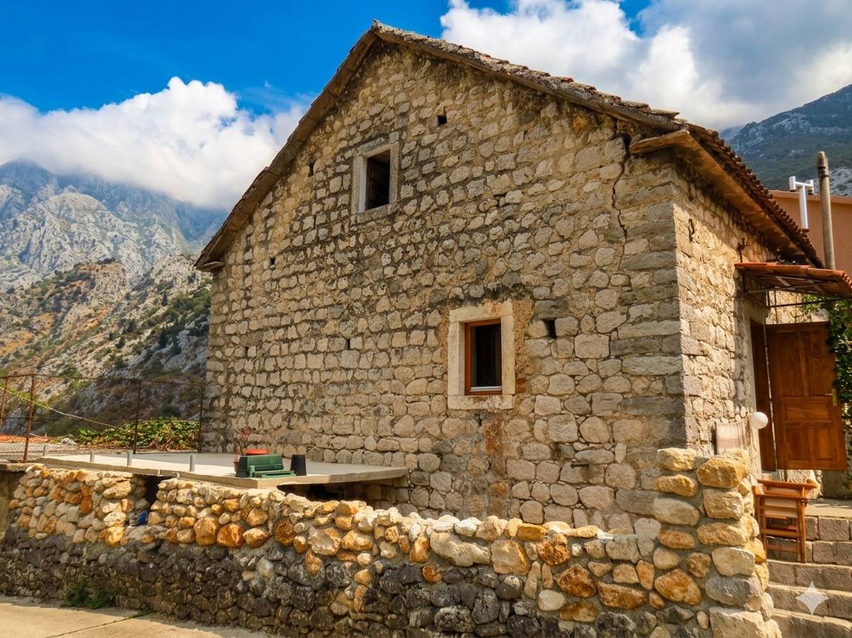 Stone house with city view in Shkaljari, Kotor 2