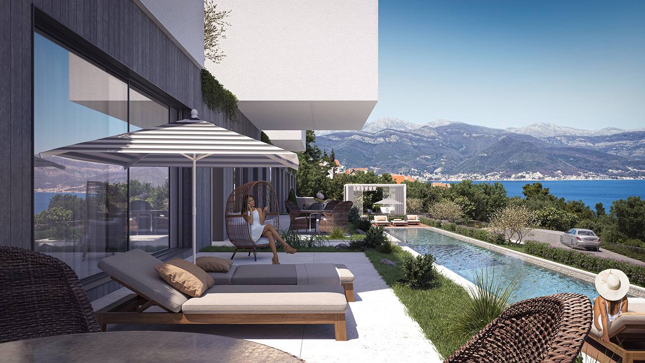Luxury Apartments with Bay View in Krasici