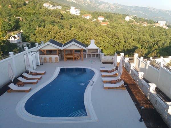 Villa with Pool and Fireplace and Sea View in Markovici 2