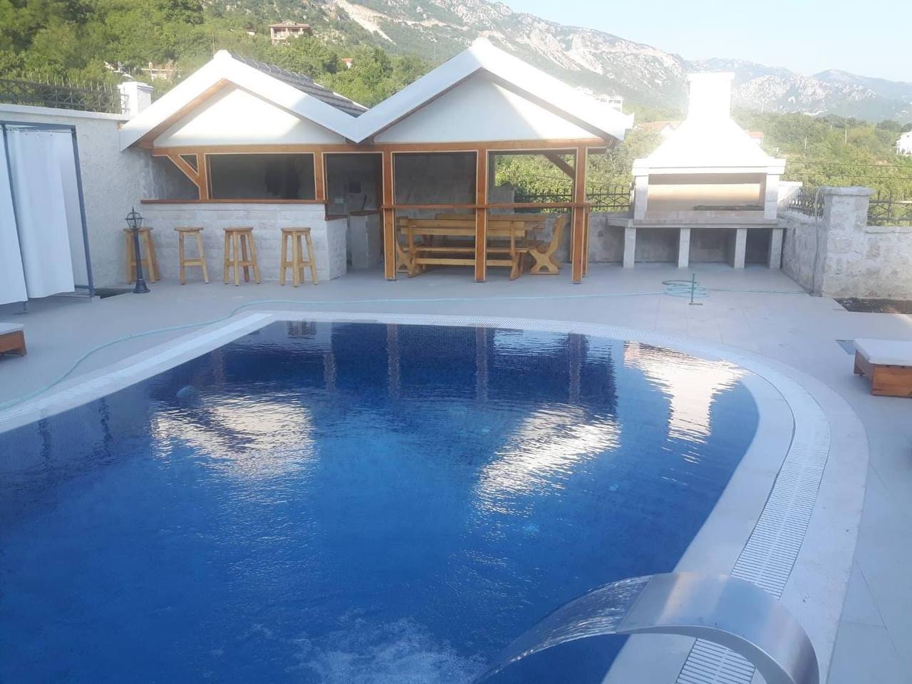 Villa with Pool and Fireplace and Sea View in Markovici 6