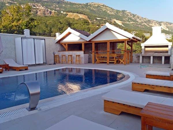 Villa with Pool and Fireplace and Sea View in Markovici 10
