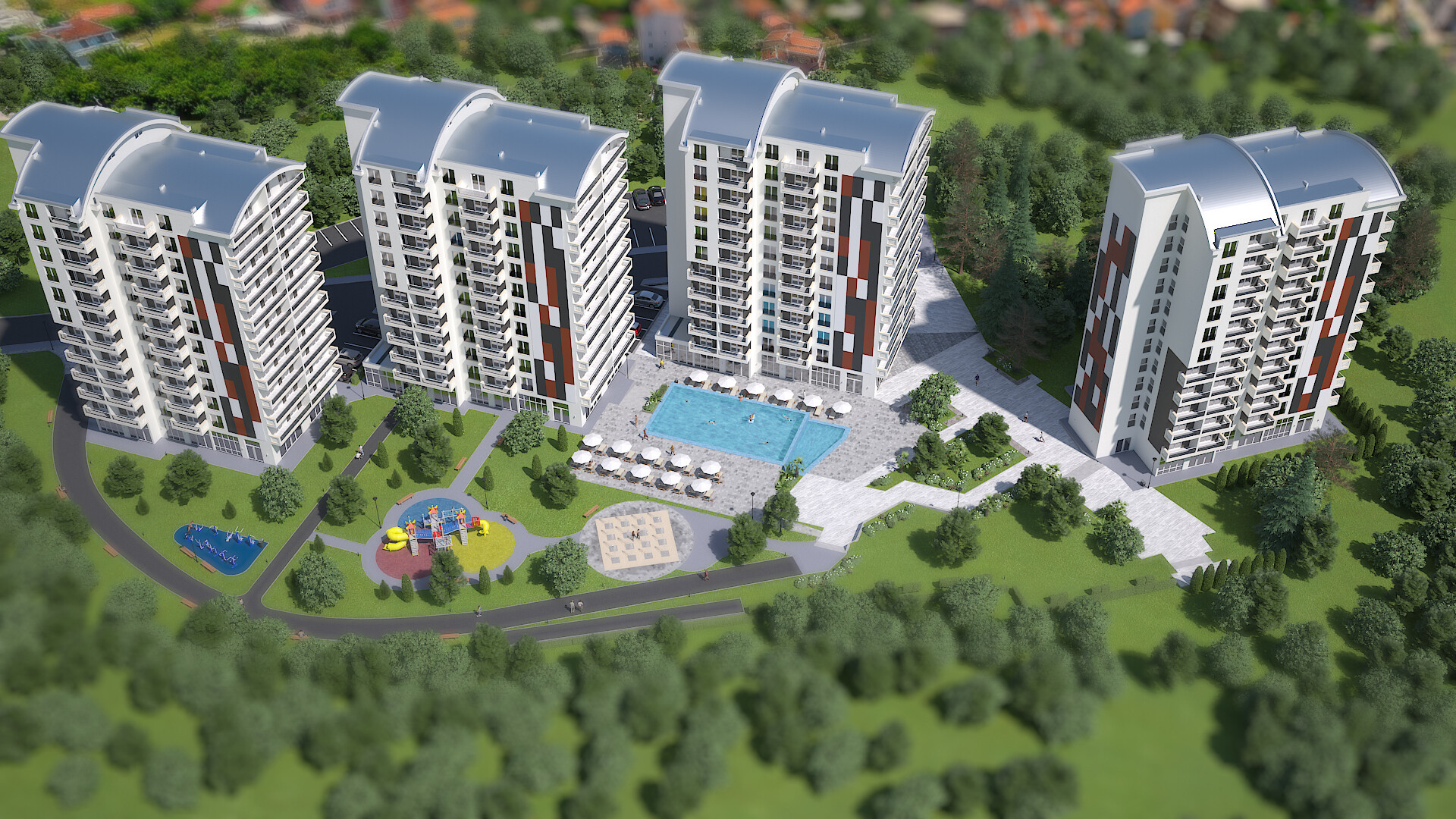 1BR Apartment with Sea & Mountain View in Emerald Residence 11