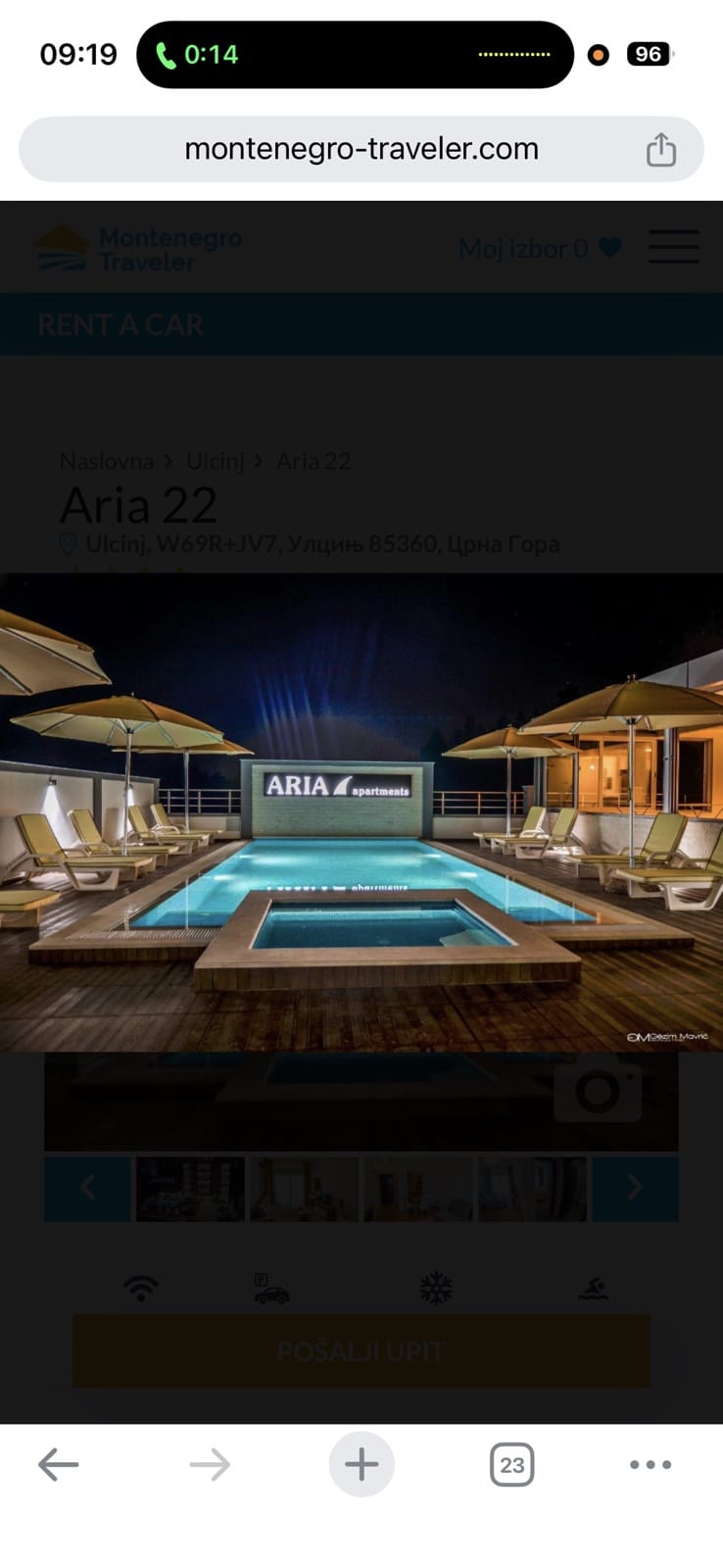 Furnished 40m² Apartment with Pool – Ulcinj, Port Milena 4