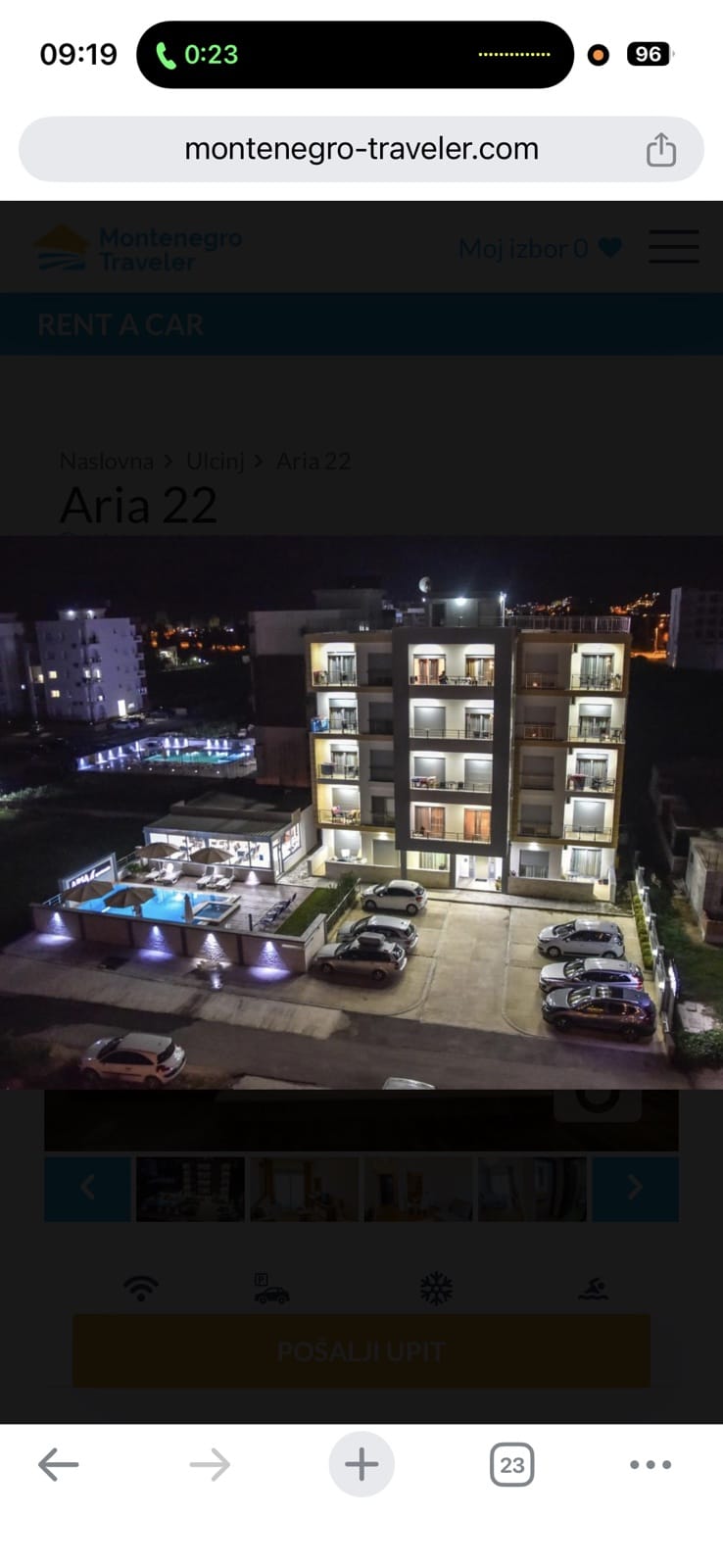 Furnished 40m² Apartment with Pool – Ulcinj, Port Milena 12
