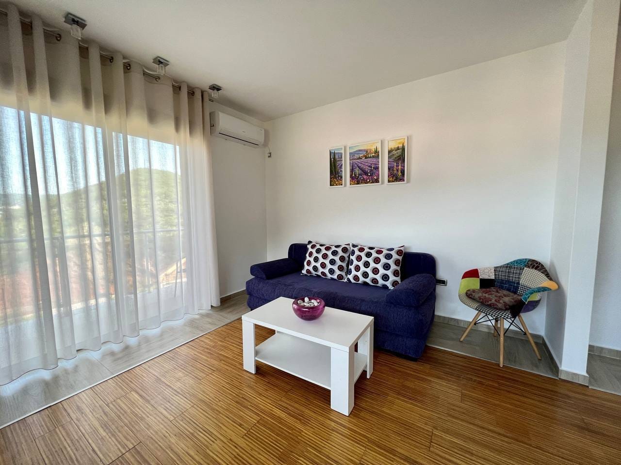 Furnished 1-bedroom apartment 66 m² with panoramic sea view and pool, Przno, Budva Riviera 4