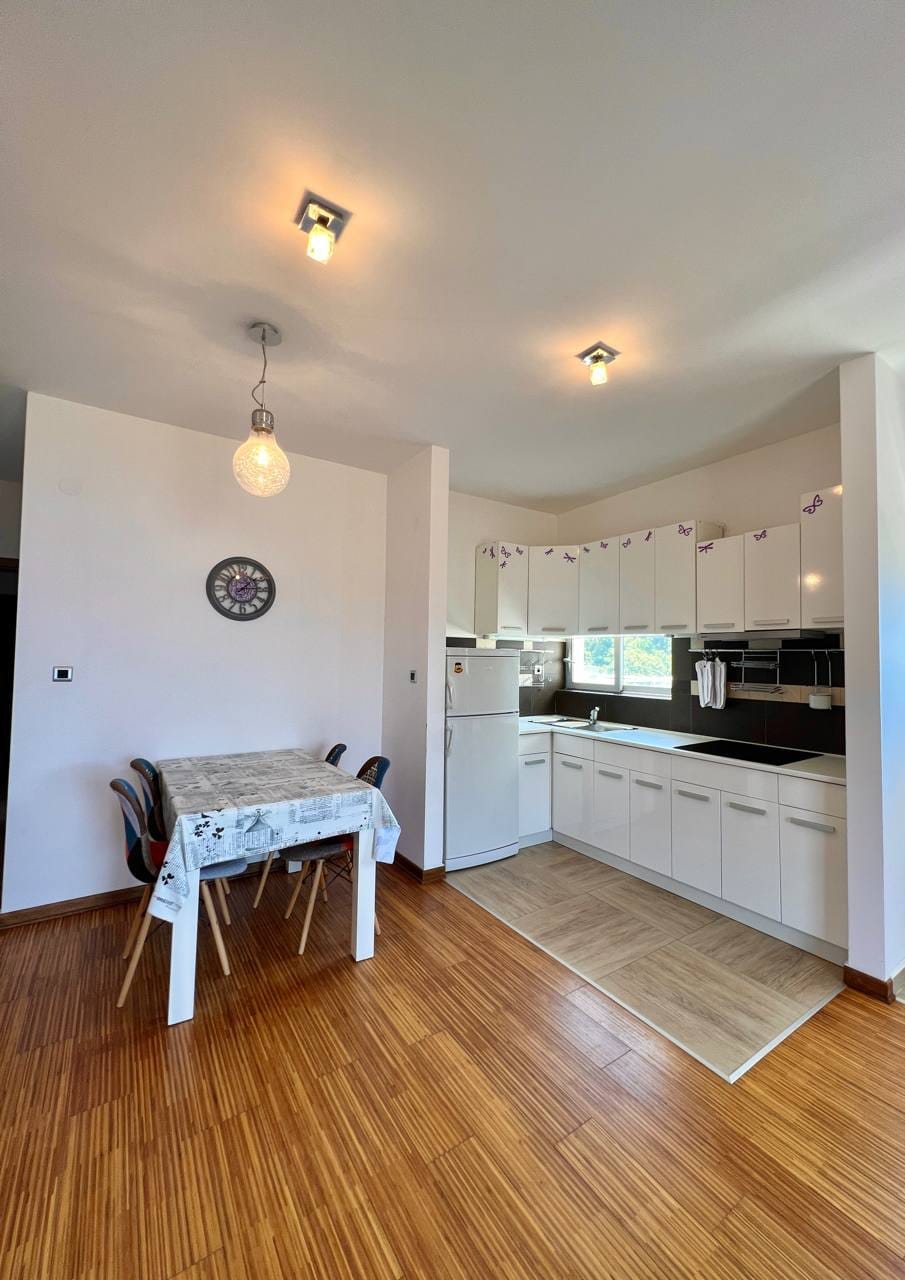 Furnished 1-bedroom apartment 66 m² with panoramic sea view and pool, Przno, Budva Riviera 5