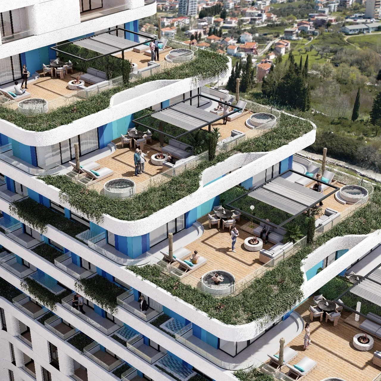 1BR Apartment in Residential Complex in Bar with Sea Views  10