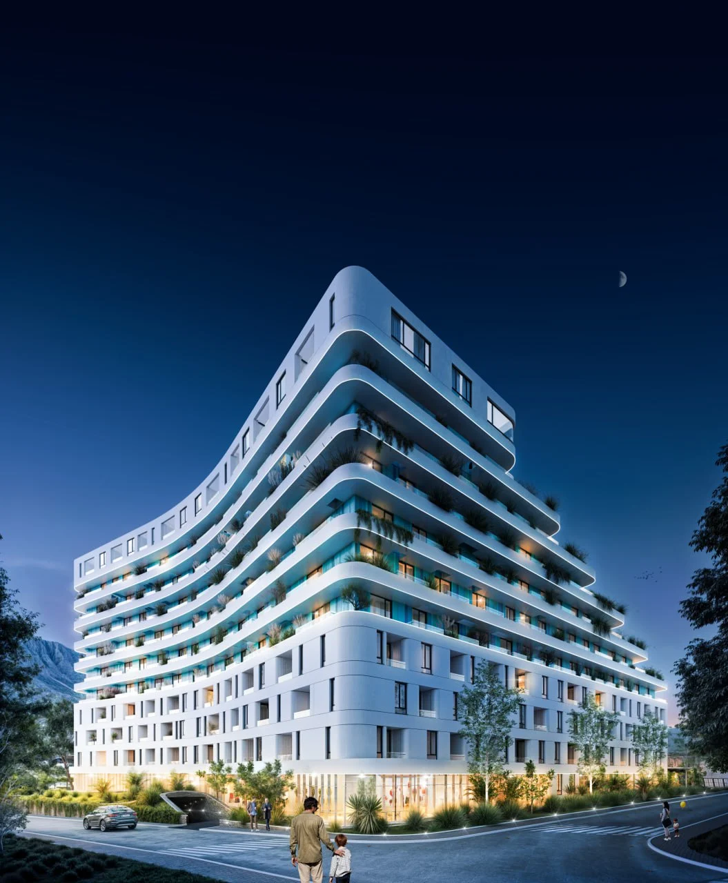 1BR Apartment in Residential Complex in Bar with Sea Views  2