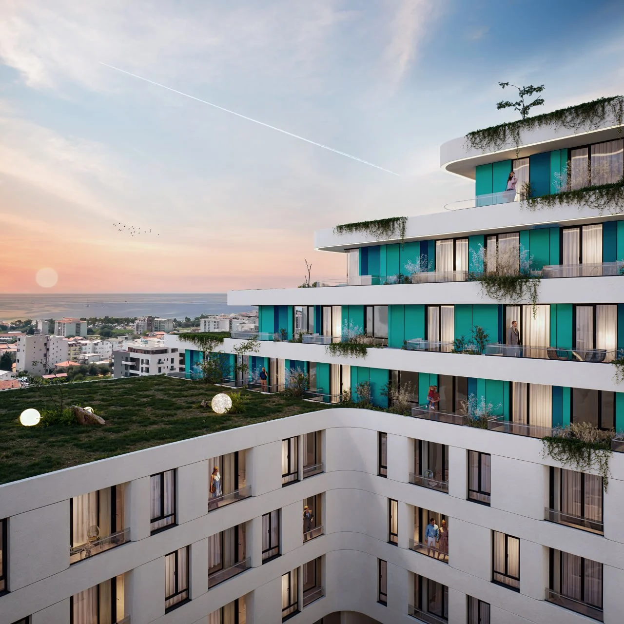 1BR Apartment in Residential Complex in Bar with Sea Views 