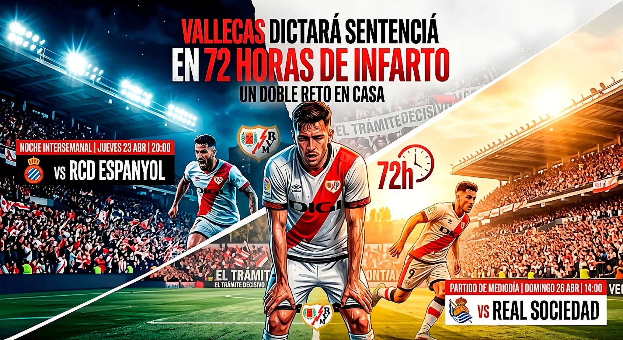 Vallecas dictará sentencia en 72 horas de infarto