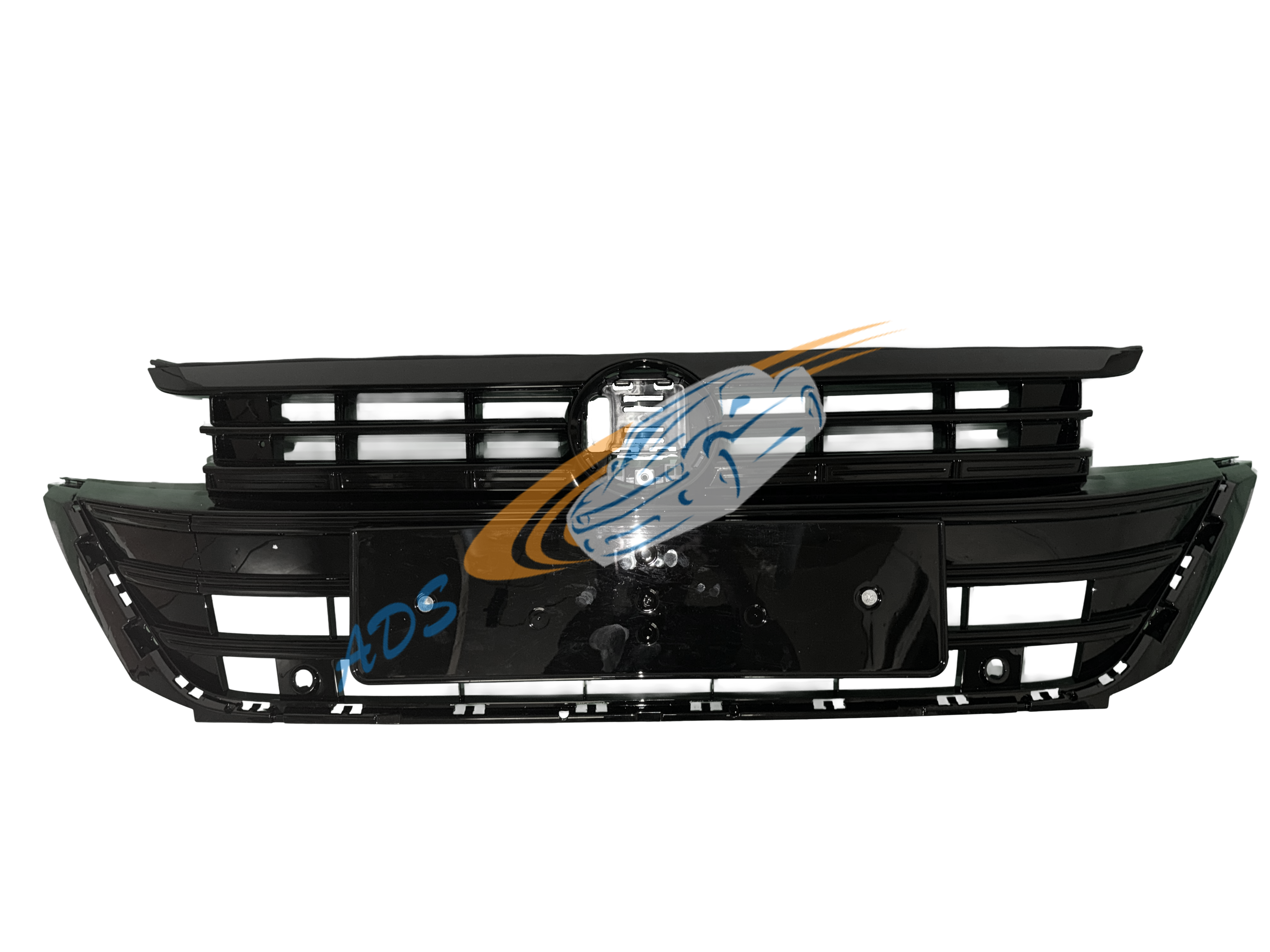 Grotelės R-Line Juoda Europe Volkswagen Arteon 2021 - 2024
