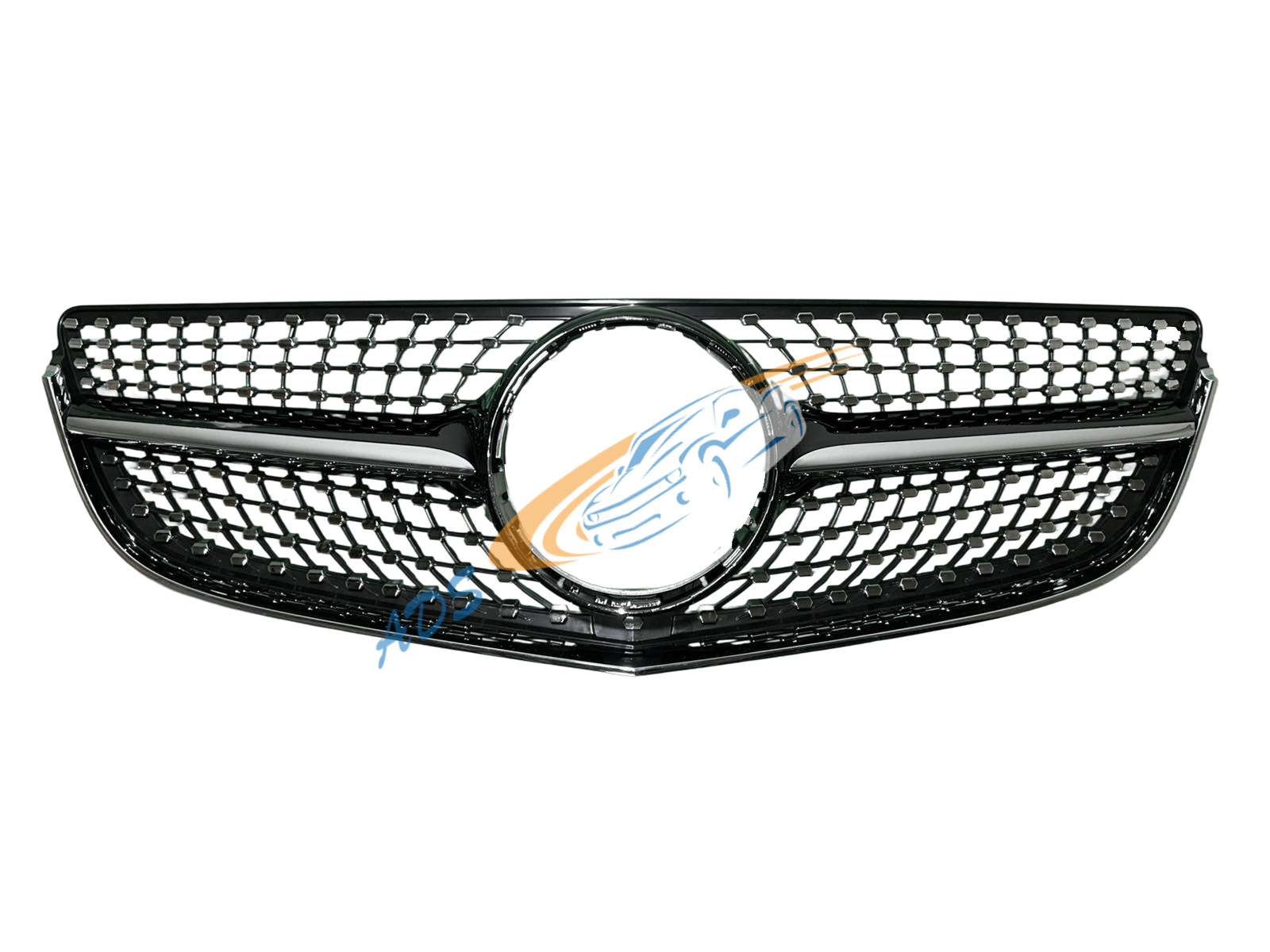 Grotelės Deimantinės Juoda Mercedes-Benz E Class C207 2013 - 2016