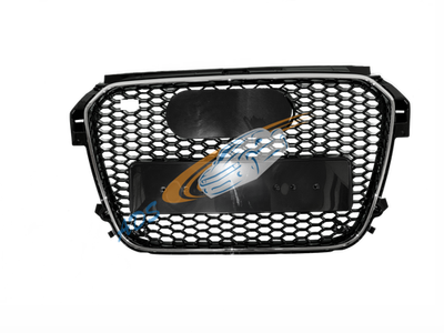 Grotelės RS1 Look Sidabrinė Audi A1 8X 2010 - 2014
