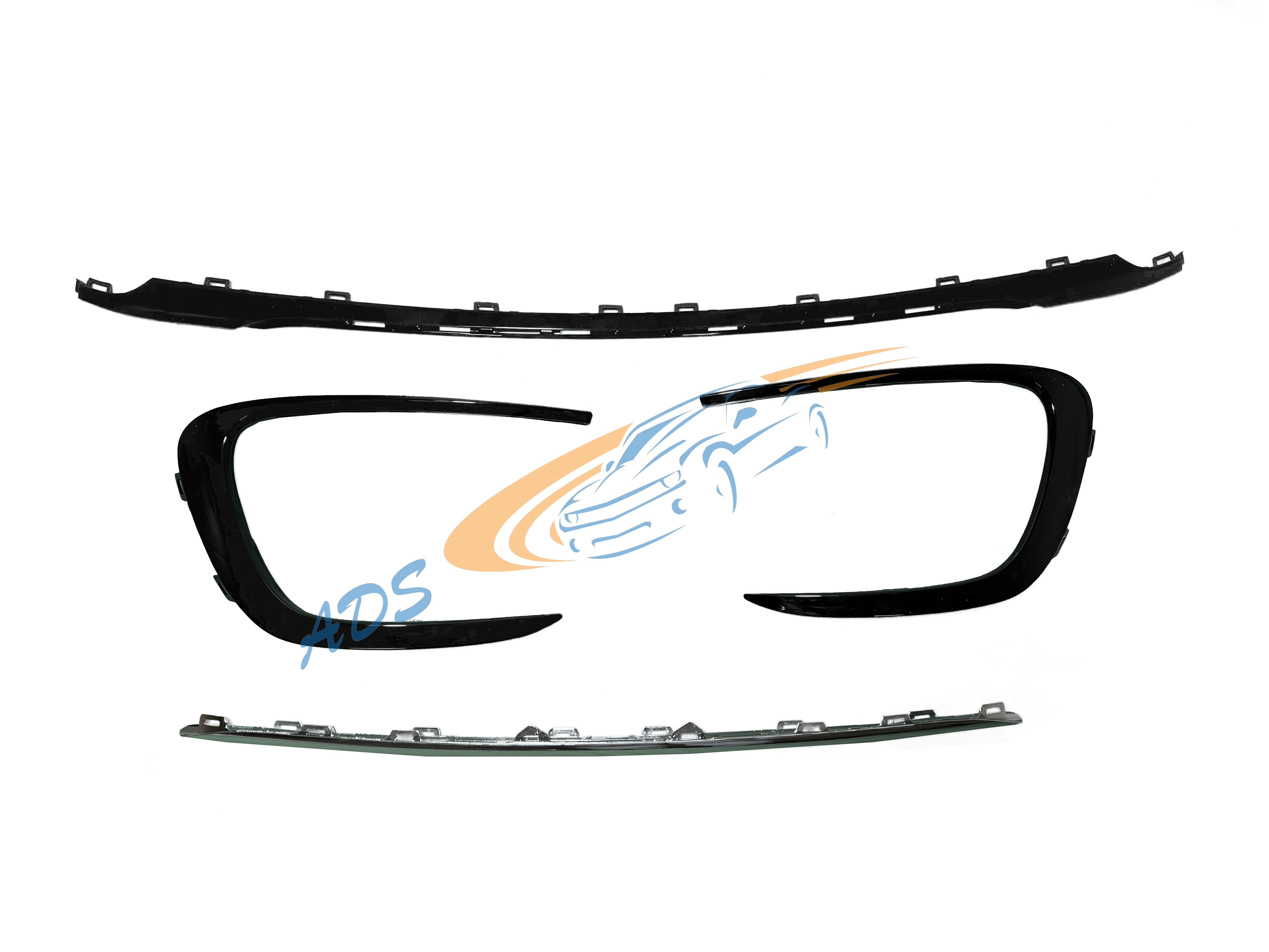 Priekis Apdaila Komplektas Juoda Mercedes-Benz V-Class / Vito W447 2024 - Iki dabar