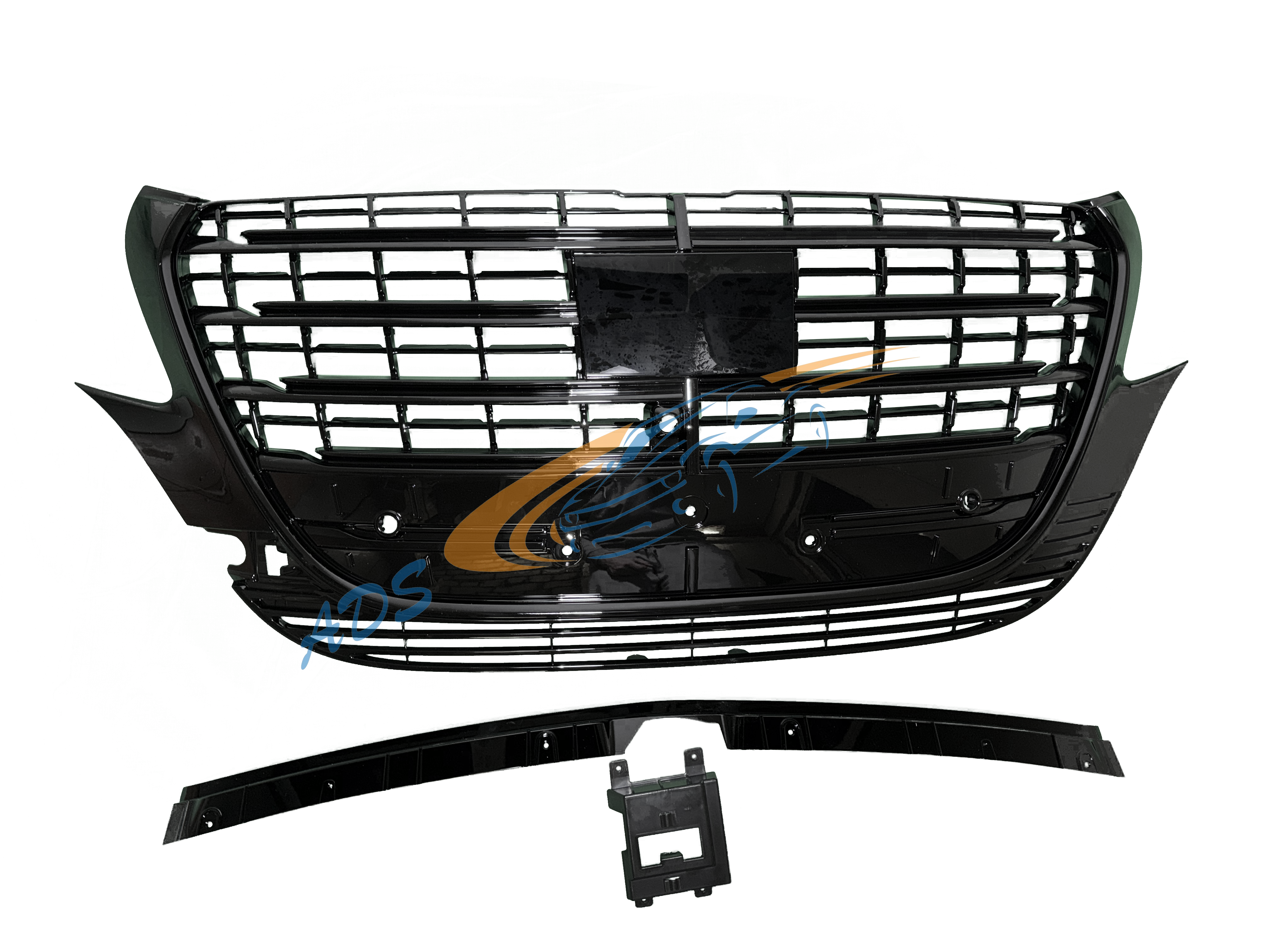 Grotelės Juoda Mercedes-Benz V-Class / Vito W447 2024 - Iki dabar